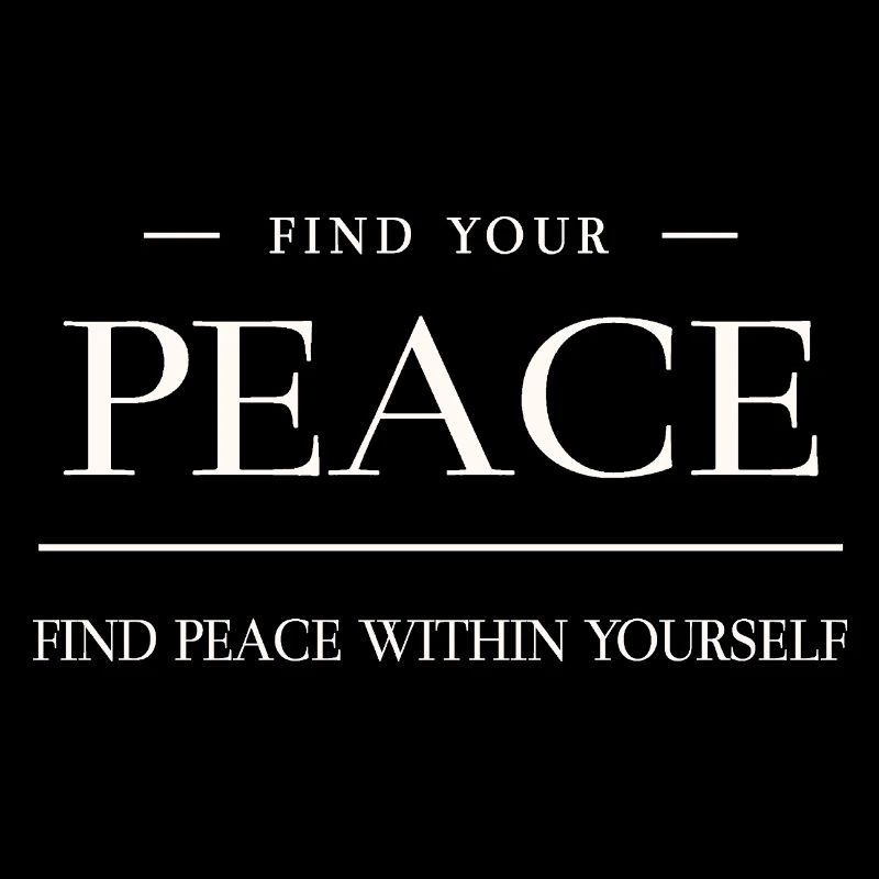Peace is in Yourself – Peace Quote
