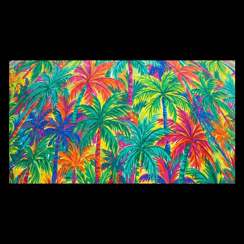 Palm Trees Tropical Pattern