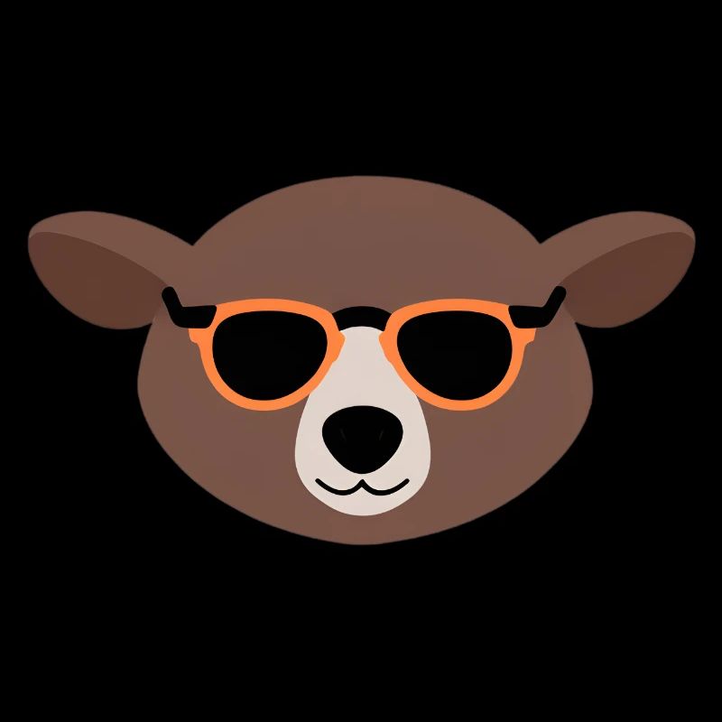 Mole with orange sunglasses