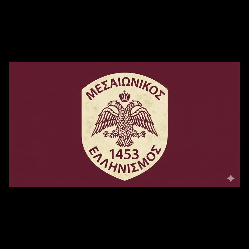 Byzantine Eagle 1453 Emblem