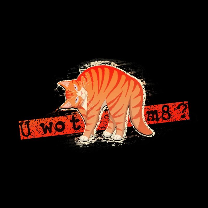 U wot m8 - Chat Orange