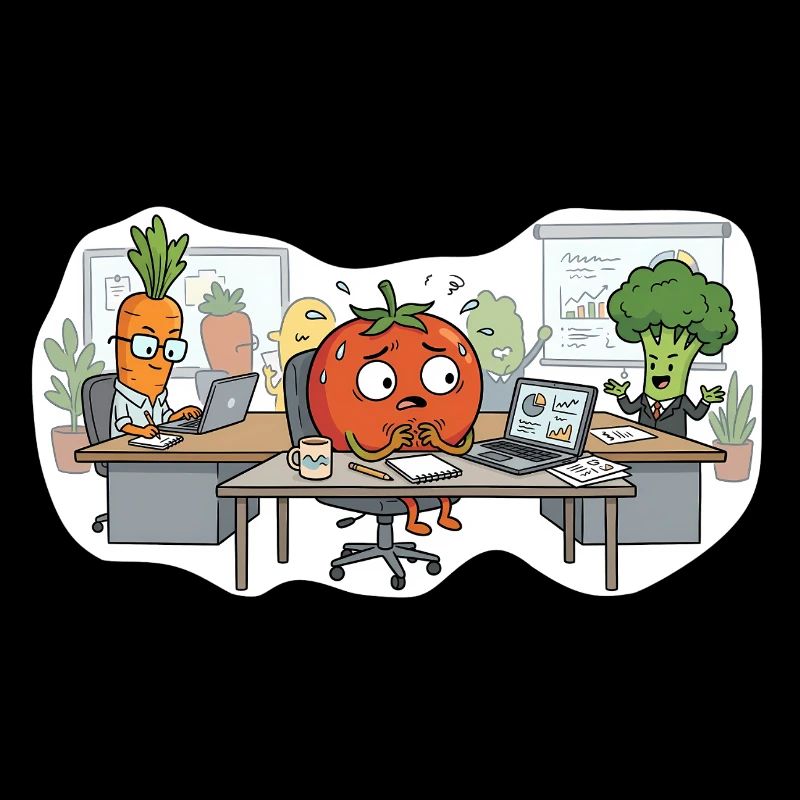 Stressed Tomato – Office Vegetables