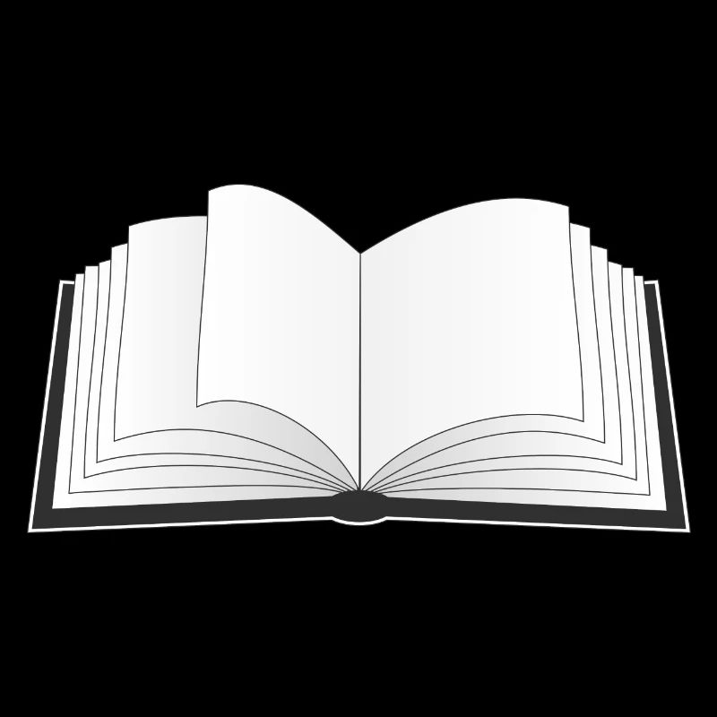 ein offenes Buch für den Bücherwurm oder Leseratte