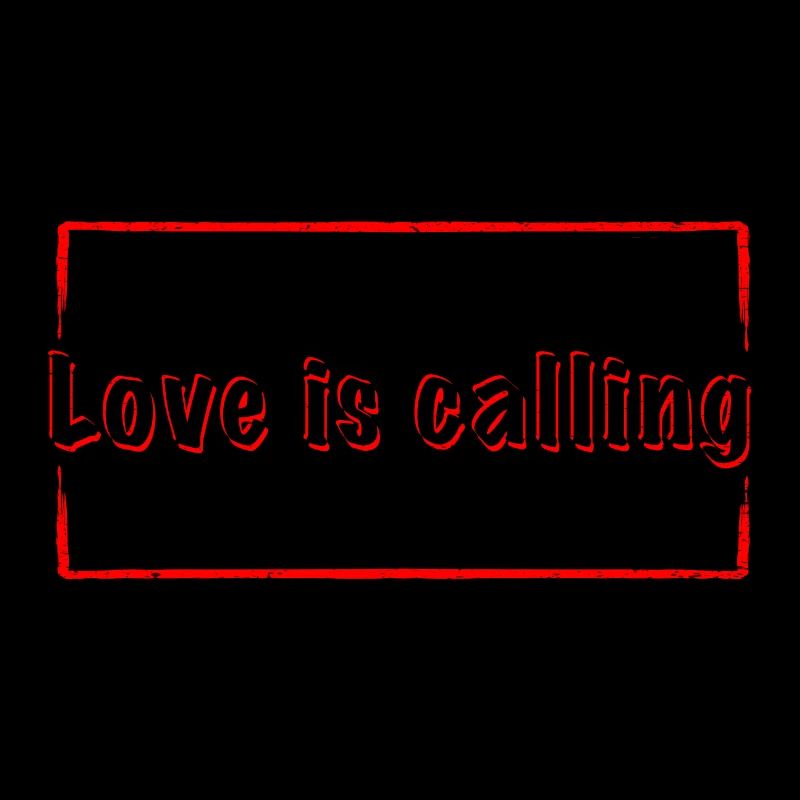Love is calling in red