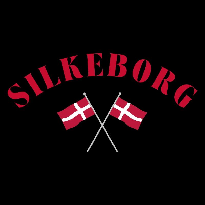 Silkeborg Danemark Drapeaux Design