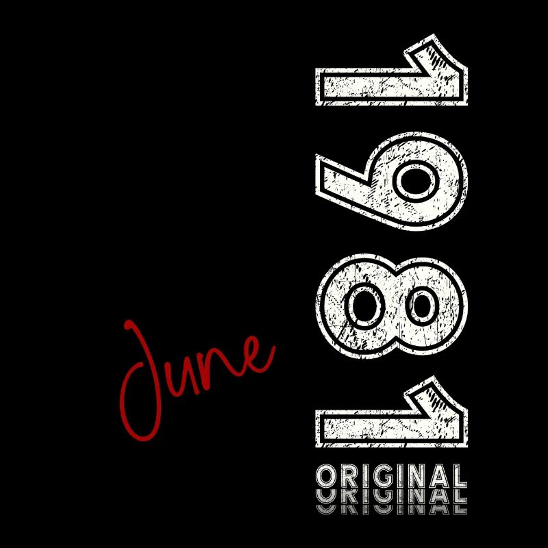 44e anniversaire Original June Né en 1981