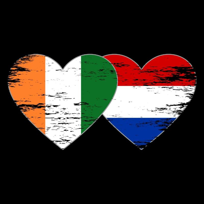 Drapeau de la Côte d’Ivoire Pays-Bas utilisé