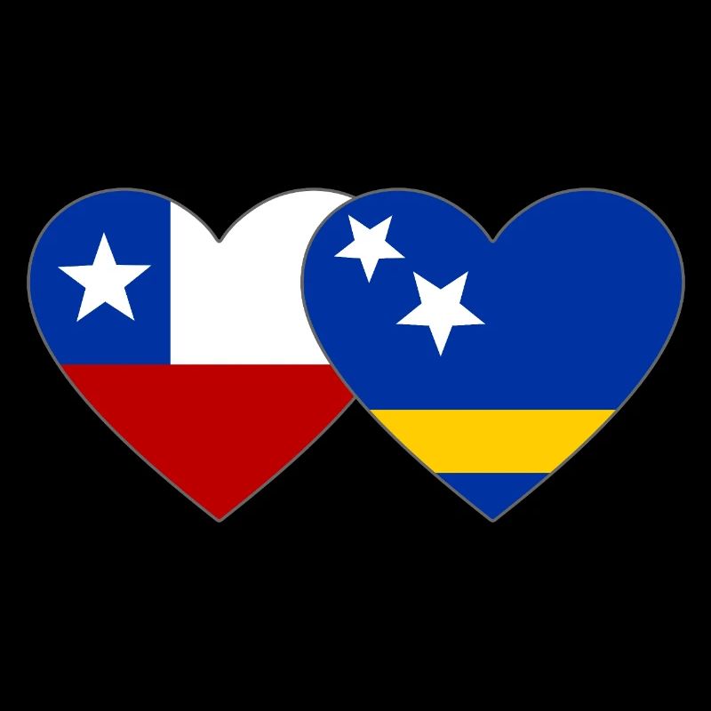 Chile_Curacao_Flagge_Herz