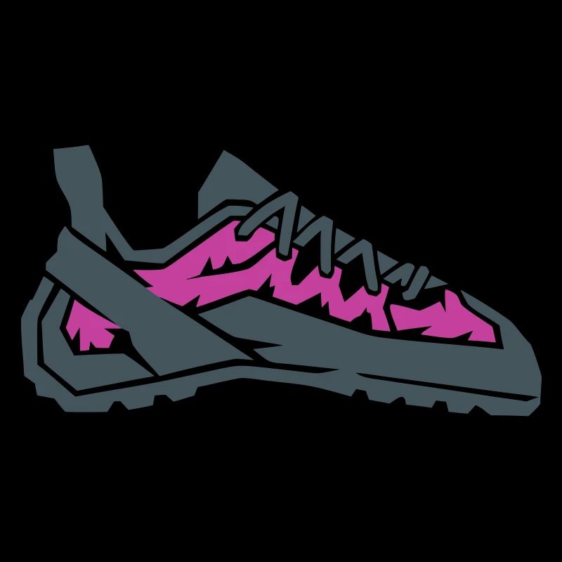 Vector de bloc avec chaussures d’escalade