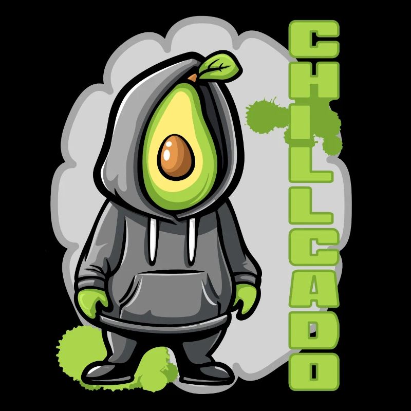 Chillcado - Avocat avec sweat à capuche