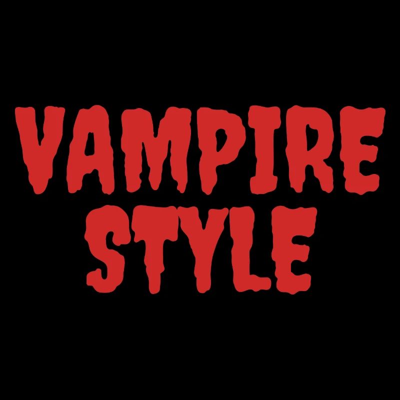 Style vampire Conception graphique ludique