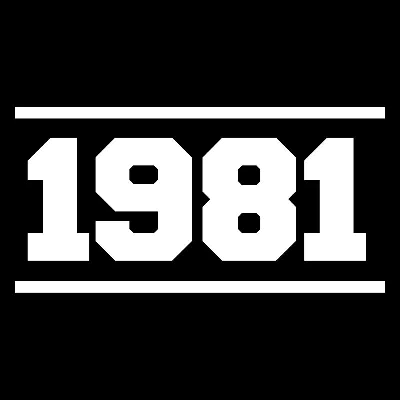 1981 Cadeau rétro 1981 original 1981