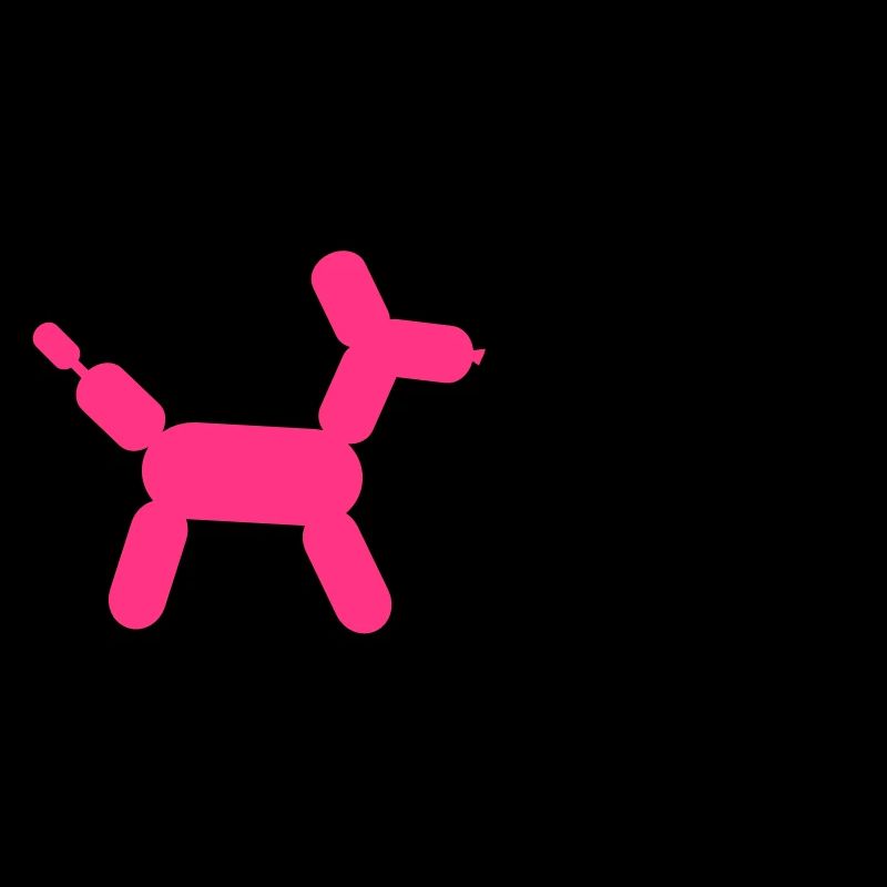 un caniche et un ballon-caniche