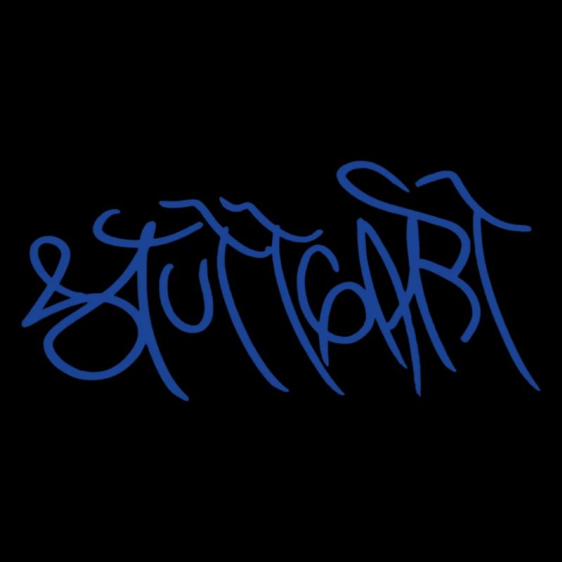 Stuttgart in graffiti style