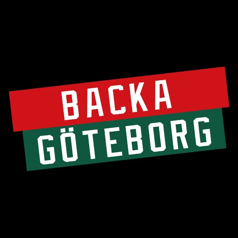Backa Göteborg Diagonaltext