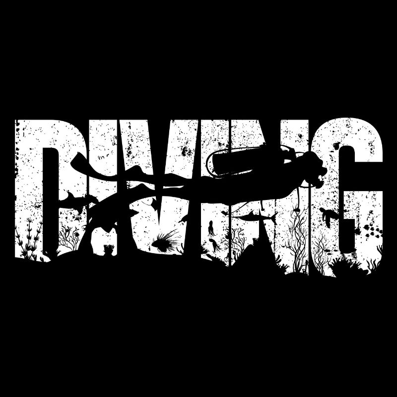 Distressed Bold Typography mit Silhouette