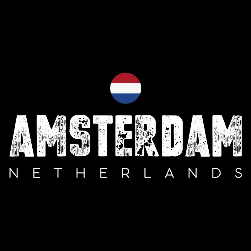 Amsterdam Bold Distressed Tipografia