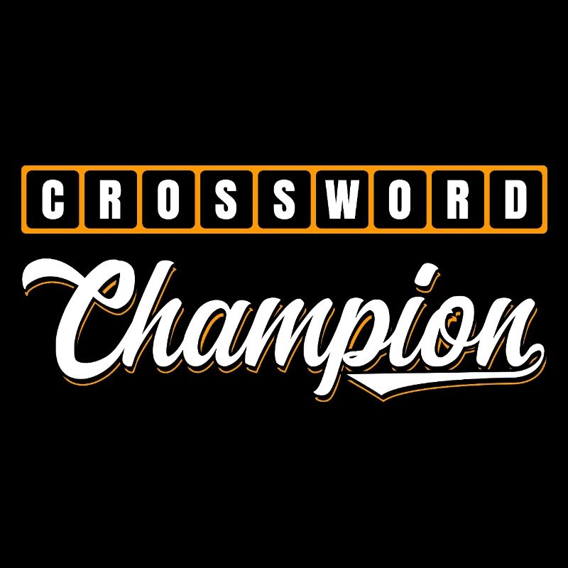 Conception typographique de Champion des mots croisés