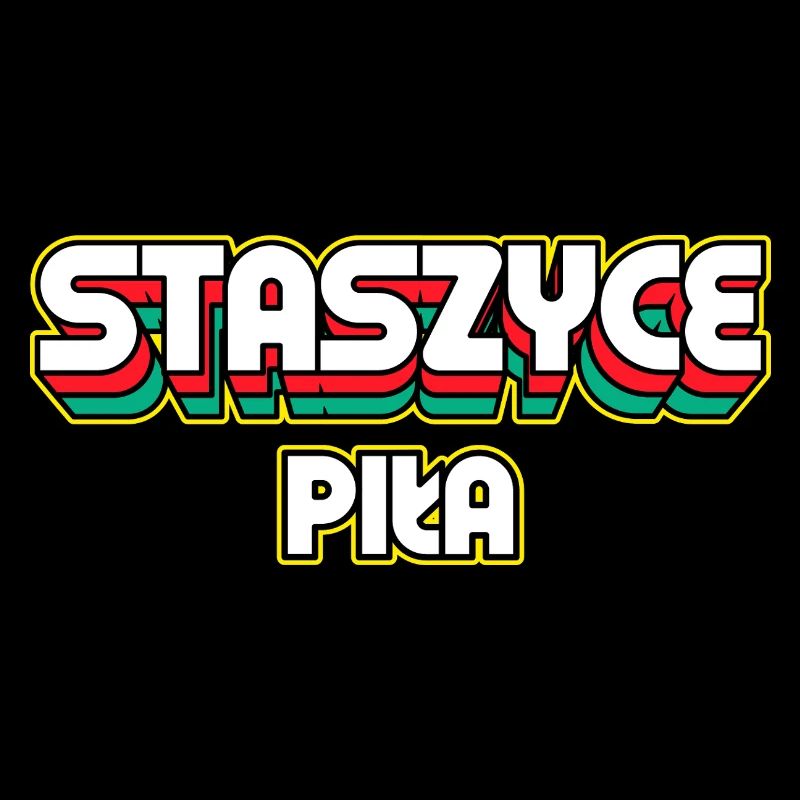 Staszyce Piła. Retro District Name