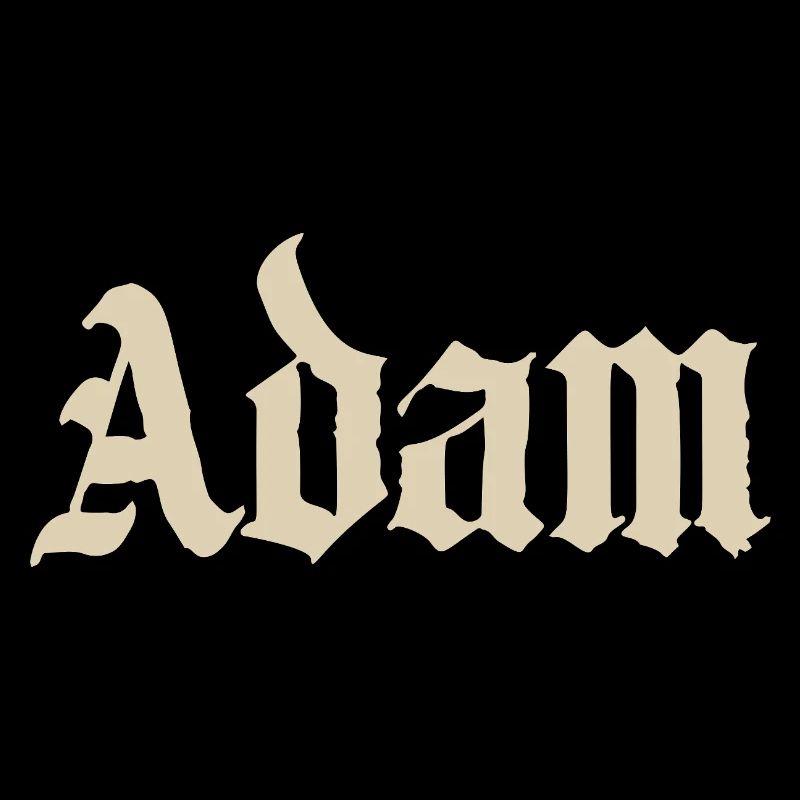 Adam Gothic Script Tee