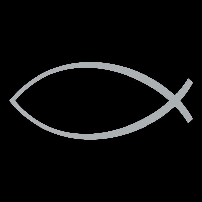 Ichtus fish silver