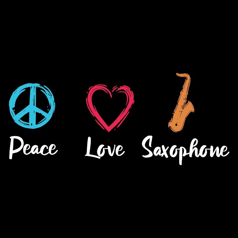Frieden Liebe Saxophon
