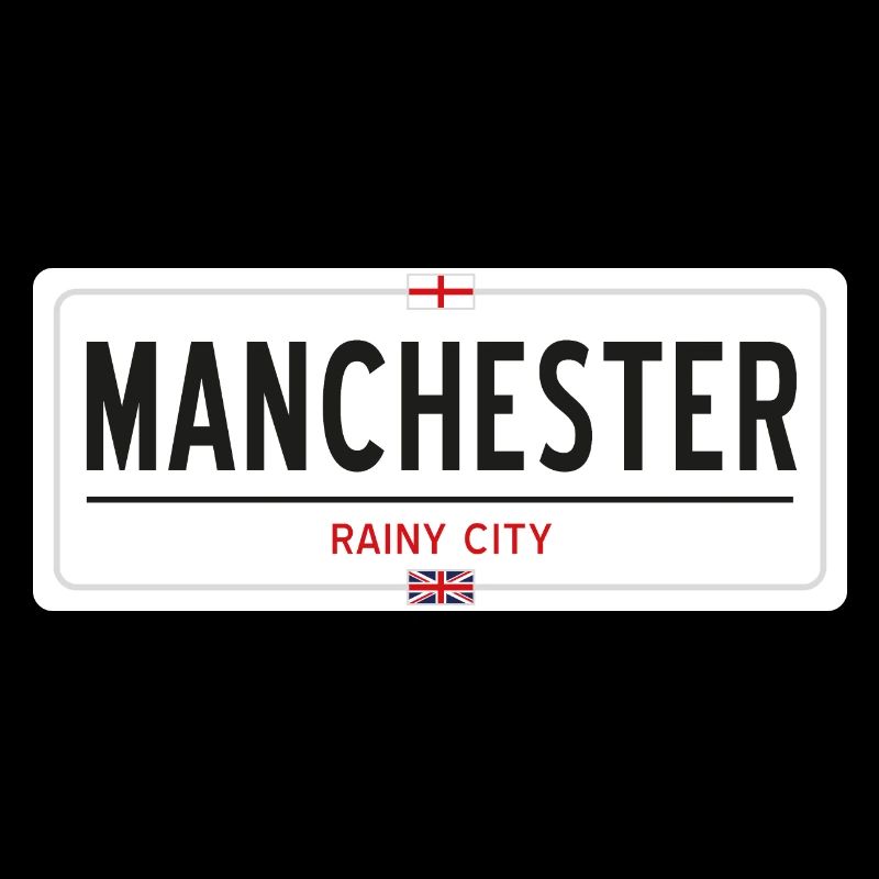 Manchester town sign