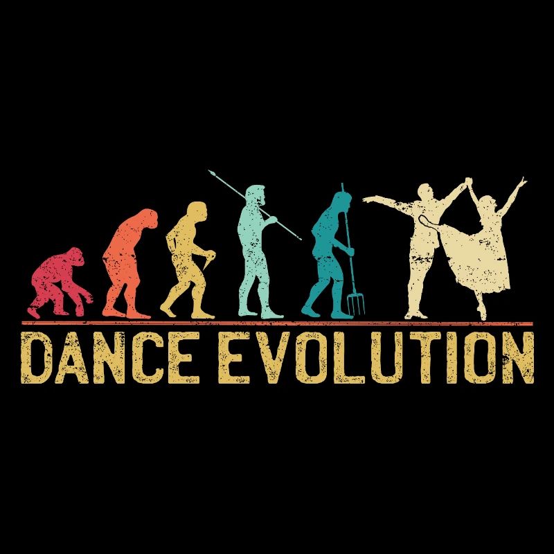 Dance Evolution Silhouette Design