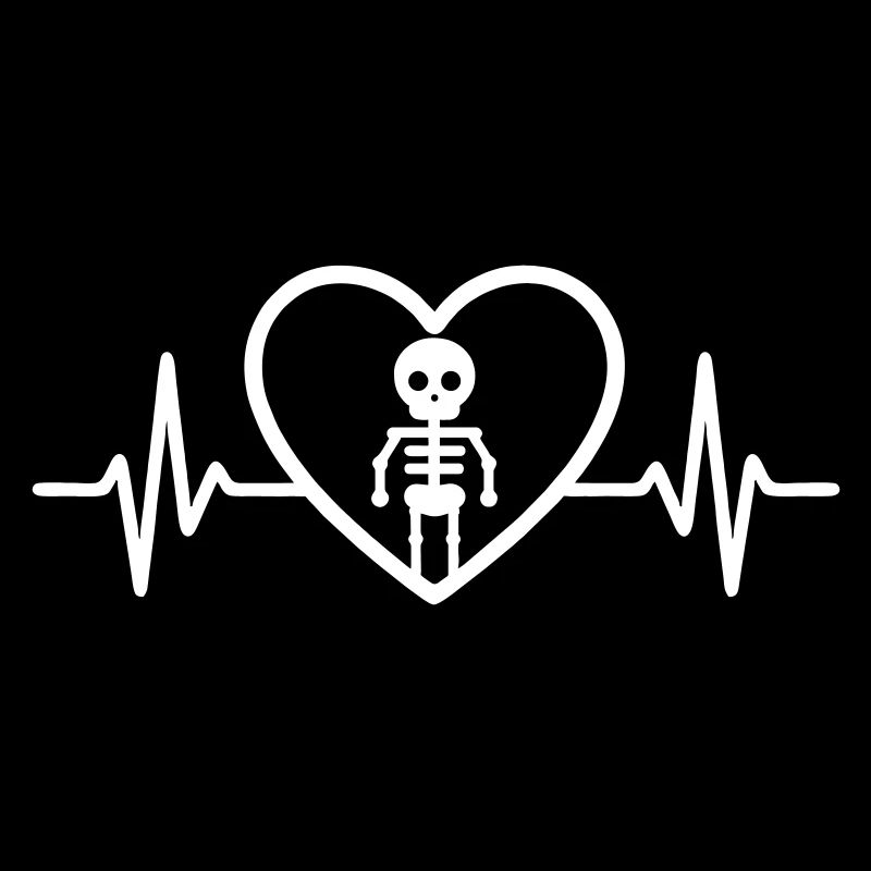 Halloween Heart Skeleton