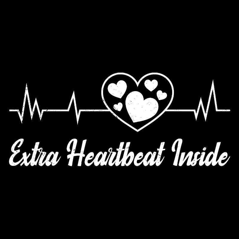 Werdende Mutter EXTRA HEARTBEAT INSIDE Lustig