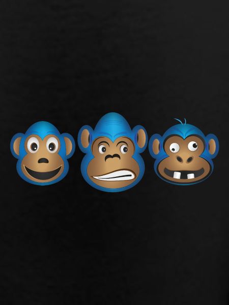 Blue Monkey Trio Expressions