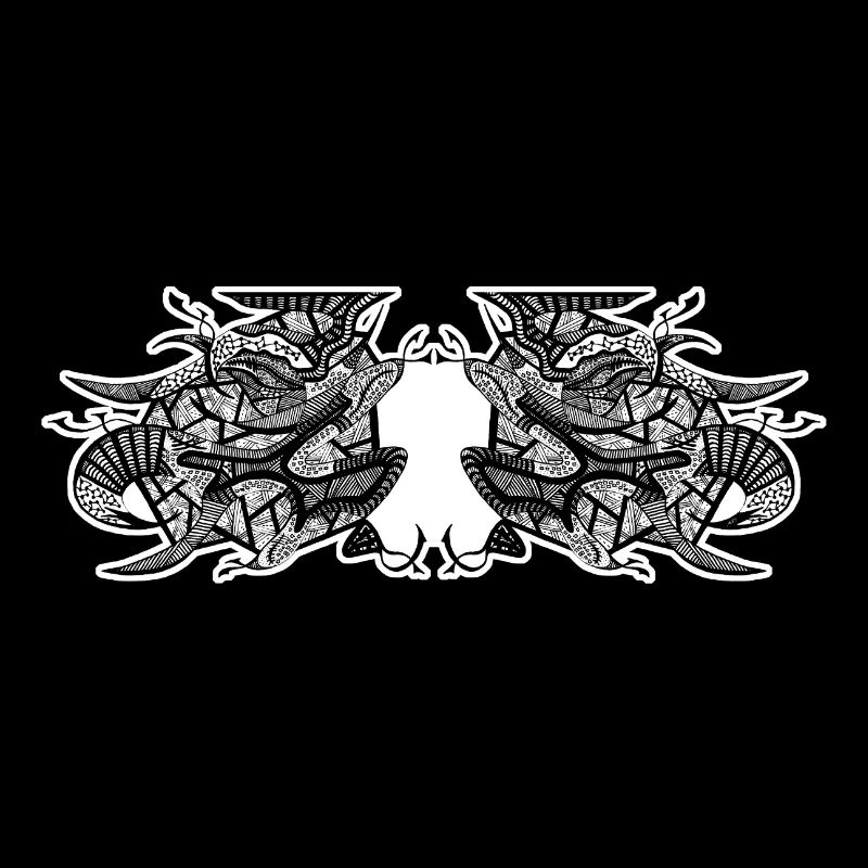 Black and White Abstract Design No. 7