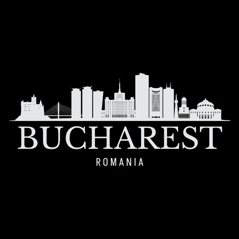 Bukarest Skyline, Bukarest, Rumänien