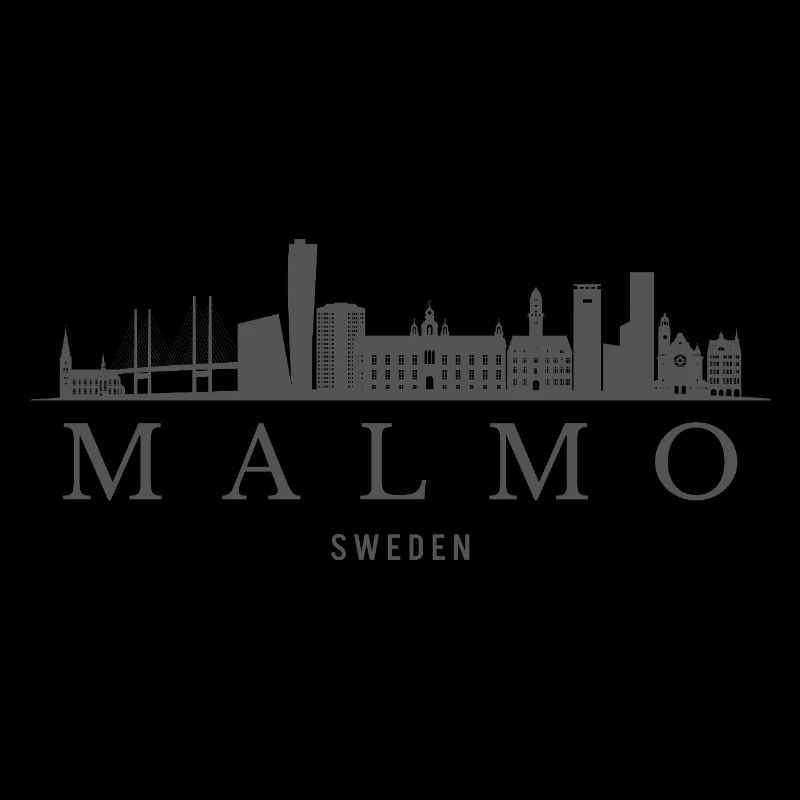 Malmö Suède, skyline de Malmö