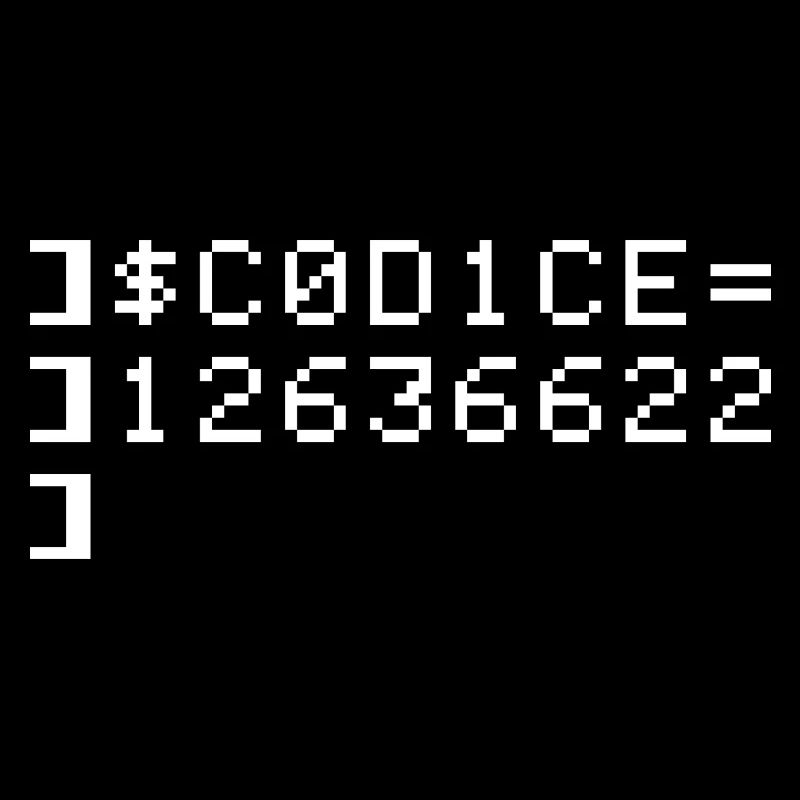 C0D1CE Codice 8-Bit Esadecimal Code Nerd Pix