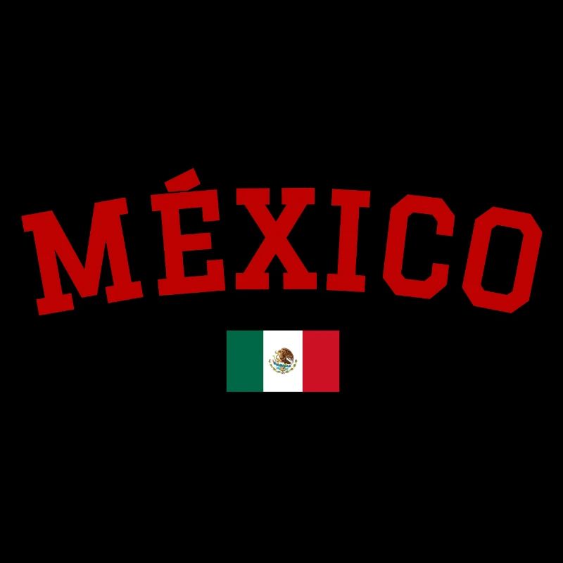 Mexico Flag Design Red