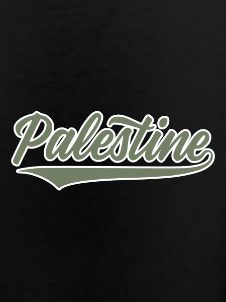 Palestine baseball-style olive-green-white