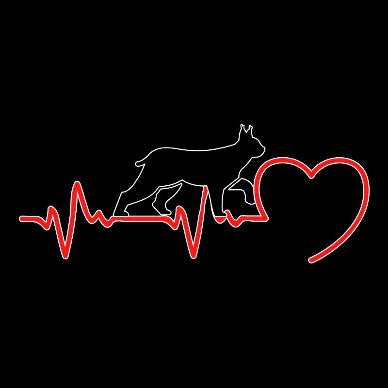 Der Luchs Katze ein Herzschlag in Liebe