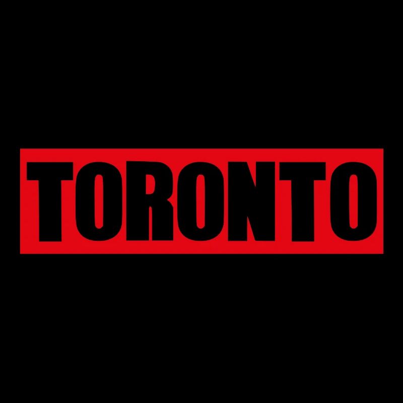 Toronto Bold Rot Schwarz Logo