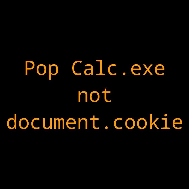 Vulnerability exploiter t-shirt - Calc.exe - XSS