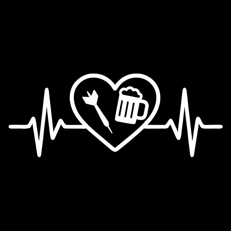 Cœur Fléchettes Bière