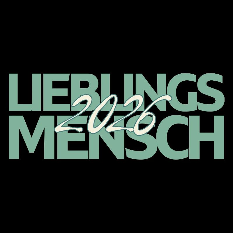 Lieblingsmensch 2026 Mint Script