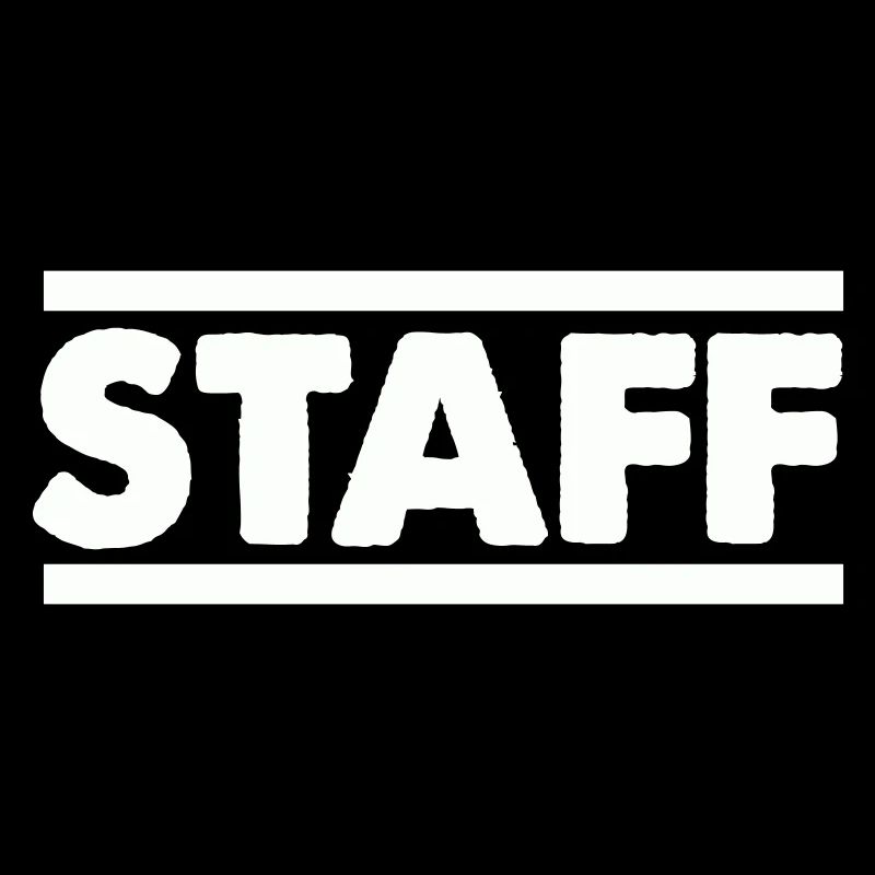 Staff Lettering Bold Contrast