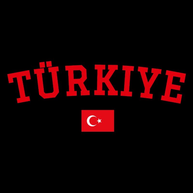 Türkei Flagge Design Rot
