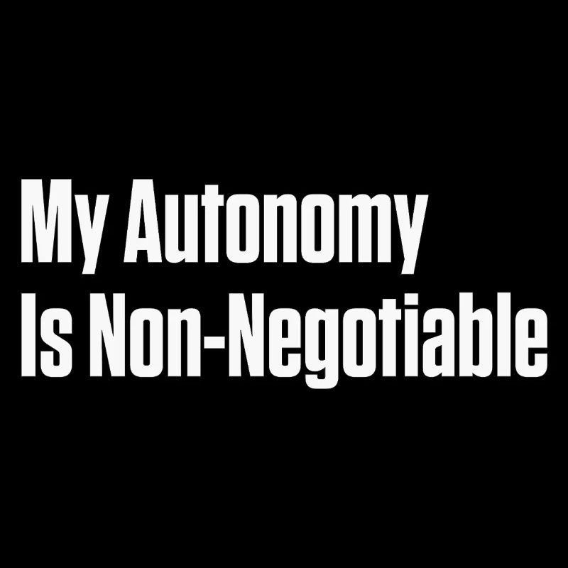 Mon autonomie est non négociable PDA ND