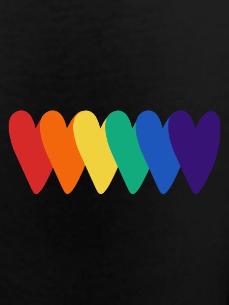 Rainbow Hearts Pattern