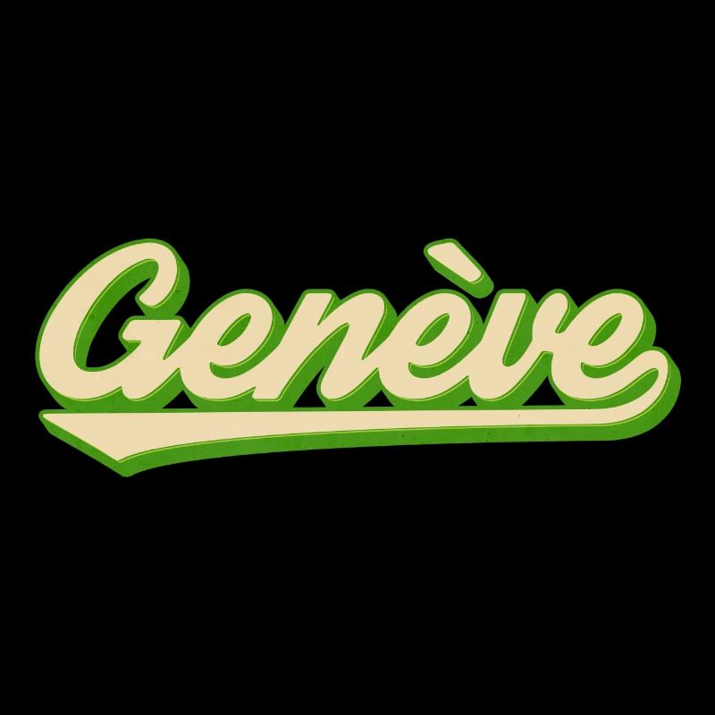 Genève Retro Script Limette