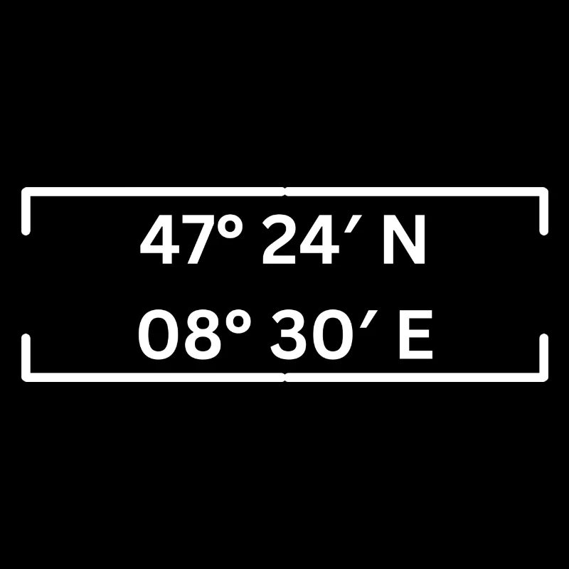 Coordinates Kreis 10 Zurich Minimalist