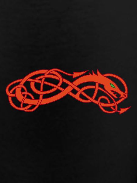 Red Celtic Snake