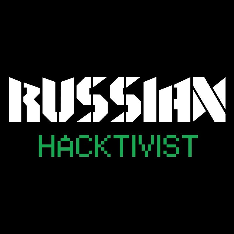 Conception de cybersécurité par hacktiviste russe